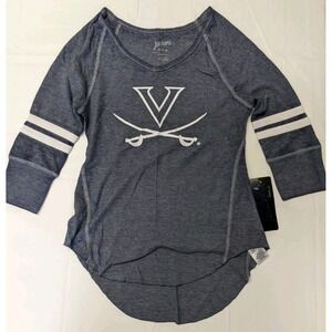 Virginia Cavaliers Juniors T-shirt Color Gray  Women Size M 7/9.    (1253)